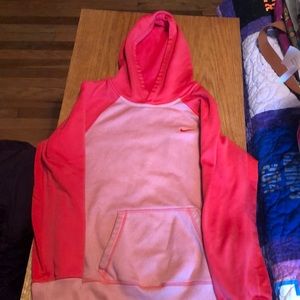 Pink nike hoodie